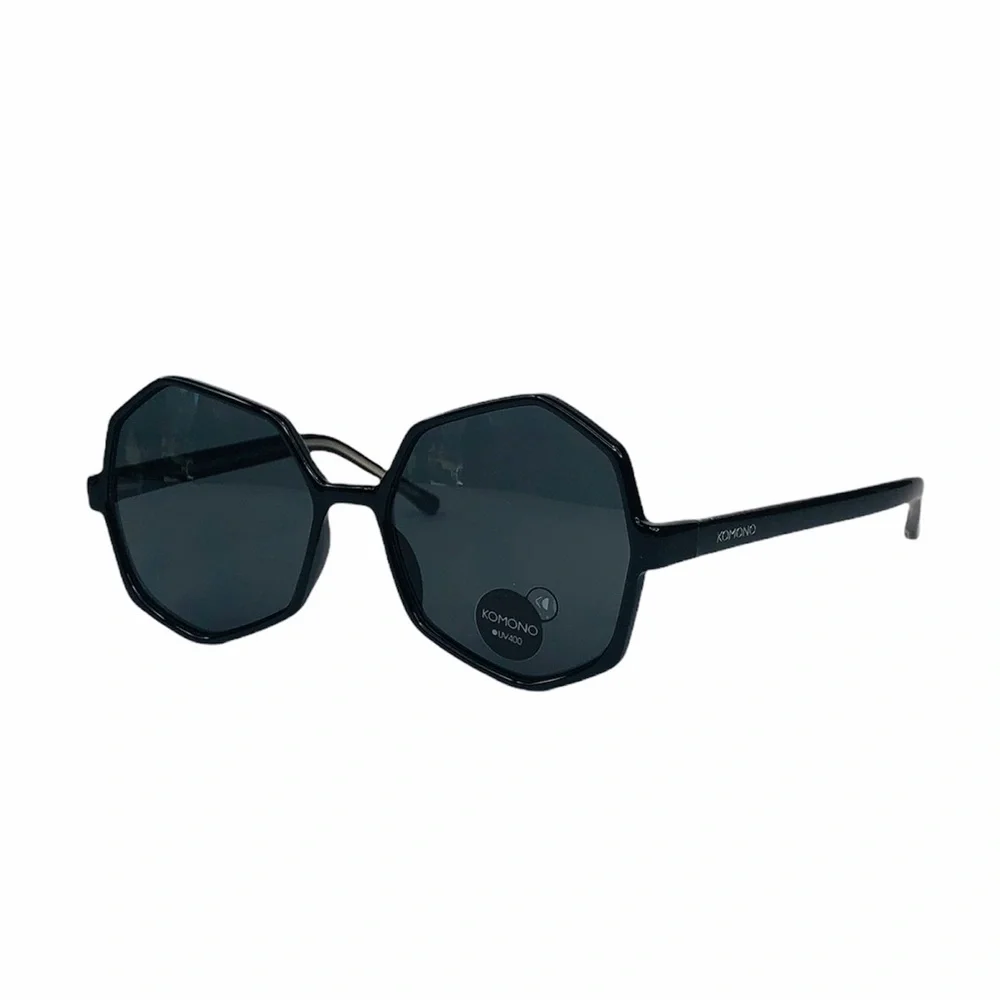 KOMONO sunglasses NEW oversized Bonnie Black Transparent